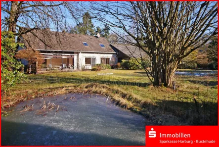 Gartenansicht - Haus kaufen in Jesteburg - Da ist noch Platz nach oben! 