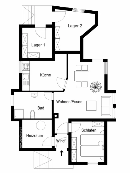 Grundriss Untergeschoss 