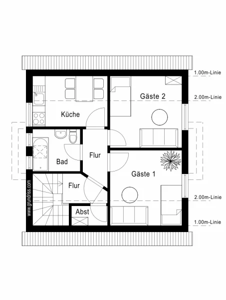 Grundriss Dachgeschoss 