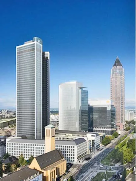 Außenansicht - Büro/Praxis mieten in Frankfurt am Main - KLE!N - Provisionsfrei - Arbeiten im Tower