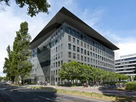 Außenansicht - Büro/Praxis mieten in Frankfurt am Main - KLE!N - Provisionsfrei - Modernes Bürohaus in der Citywest