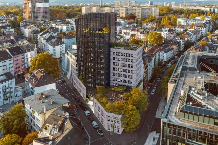 Außenansicht - Büro/Praxis mieten in Frankfurt am Main - KLE!N - Provisionsfrei - Exklusive Büroflächen in bester Lage