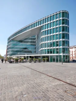 Außenansicht - Büro/Praxis mieten in Frankfurt am Main - KLE!N - Provisionsfrei - Bürofläche am Westhafen