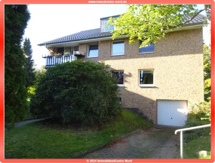 Ansicht_Front - Wohnung mieten in Lütjensee - !Gute Raumaufteilung im Dachgeschoss mit S-W-Balkon - toller Ausblick!