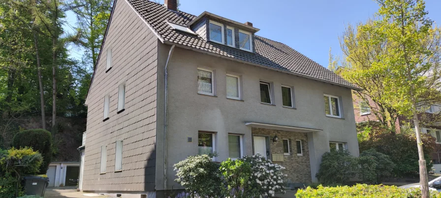 Hausansicht - Haus kaufen in Recklinghausen - Nähe Ruhrfestspielhaus...! Dreifamilienhaus auf einem Erbpachtgrundstück in Recklinghausen