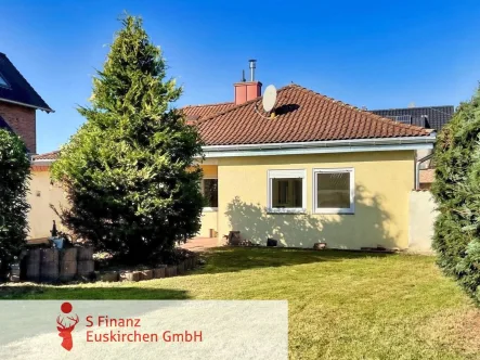 Garten - Haus kaufen in Swisttal - Komfortabel auf einer Ebene: Bungalow in ruhiger Ortsrandlage im beliebten Swistal-Odendorf!