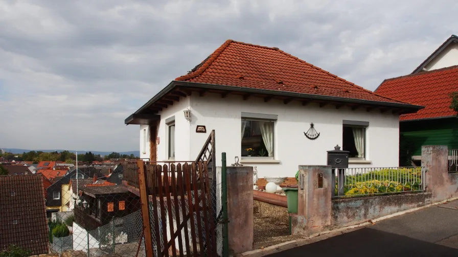 Ansicht Straße - Haus kaufen in Mainz - PROVISIONSFREI Ruhige Aussichtslage im Ortskern zum bezahlbaren Preis