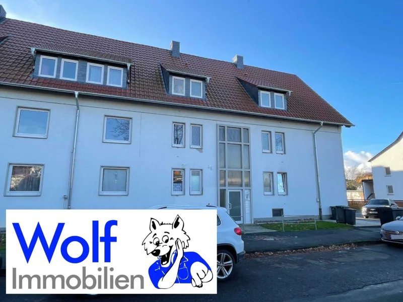 Strassenansicht - Wohnung kaufen in Bünde - Kapitalanlage ! 3 Zimmer Etagenwohnung mit Balkon in Bünde Mitte !