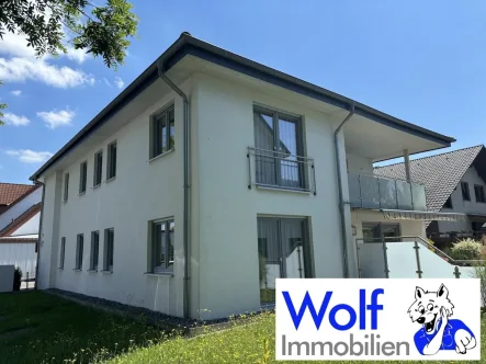 Westansicht - Wohnung kaufen in Bünde - Moderne großzügige Etagenwohnung mit schönem Balkon