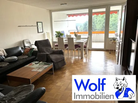 Wohn/Essbereich - Wohnung kaufen in Bünde - Großzügige 3-4 Zimmerwohnung mit großer Loggia und Tiefgarage !