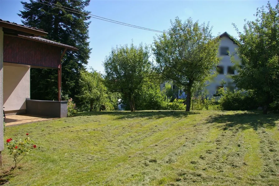 Garten hinter dem Haus