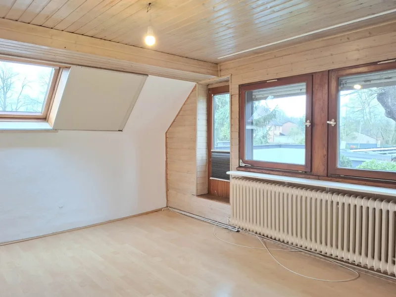 Wohnzimmer - Wohnung mieten in Recklinghausen - Kleine Single-Wohnung mit großer Dachterrasse in Recklinghausen-Suderwich!