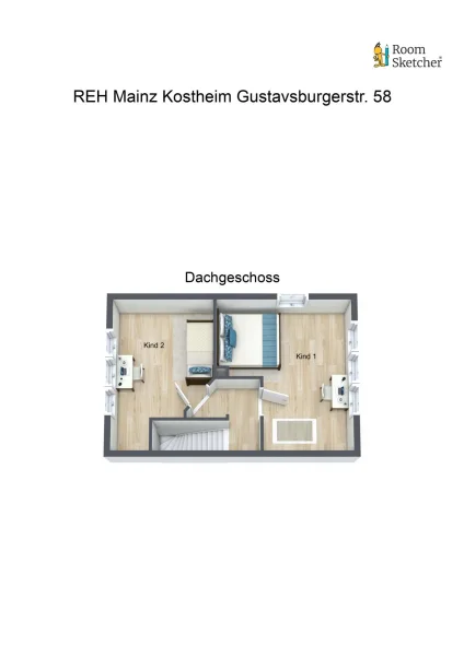 Dachgeschoss 3D