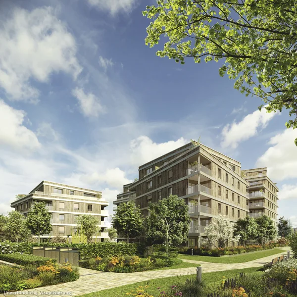 Außenvisualisierung 14 - Wohnung kaufen in Berlin - 2 Zimmer-Penthouse mit 3 Terrassen und Wasserblick