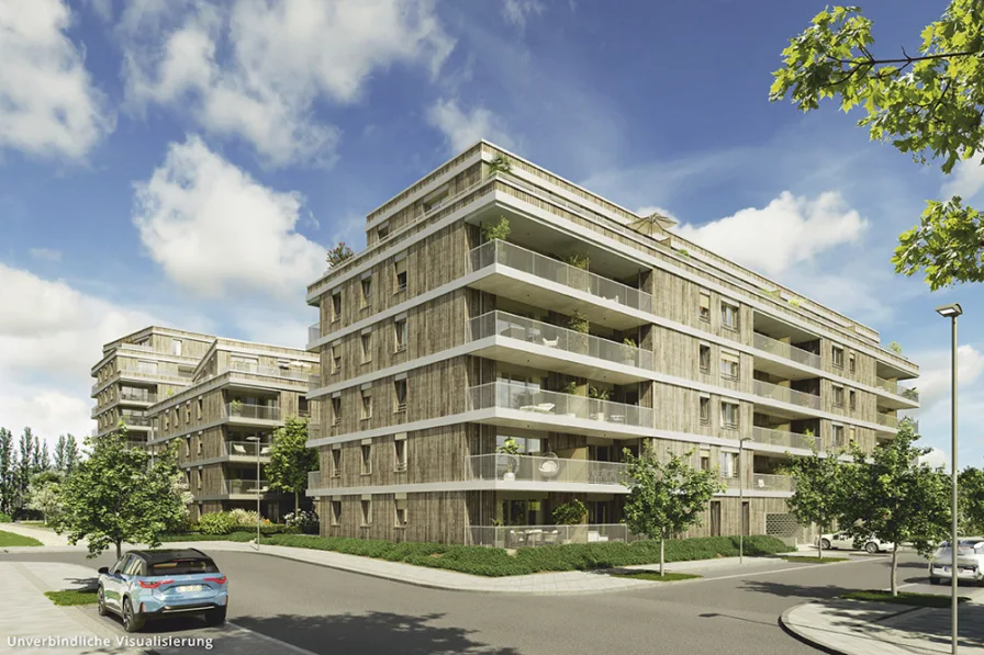 Außenvisualisierung 11 - Wohnung kaufen in Berlin - Glücklich wohnen auf ca. 65m² samt Loggia und Abstellraum