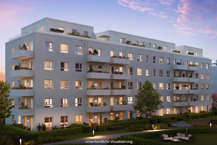 Außenvisualisierung 2 - Wohnung kaufen in Berlin - SPANDAU: 4 Zimmer-Eigentumswohnung in familienfreundlicher Umgebung + Balkon