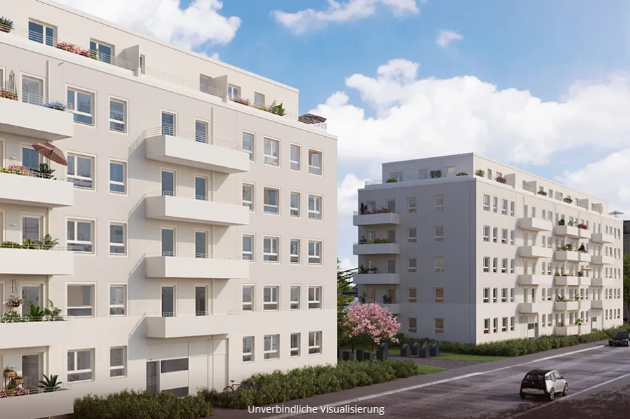 Außenvisualiserung 3 - Wohnung kaufen in Berlin - Wohntraum auf ca. 105m²! Tolle 4 Zimmer-Wohnung mit Balkon und durchdachtem Grundriss