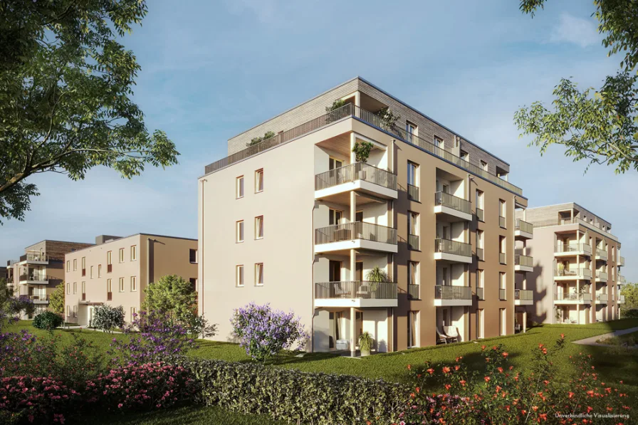 Hygge Höfe Außenansicht Haus B - Wohnung kaufen in Berlin - Mehr Platz zum Leben! Weitläufige 4 Zimmer-Wohnung mit Terrasse