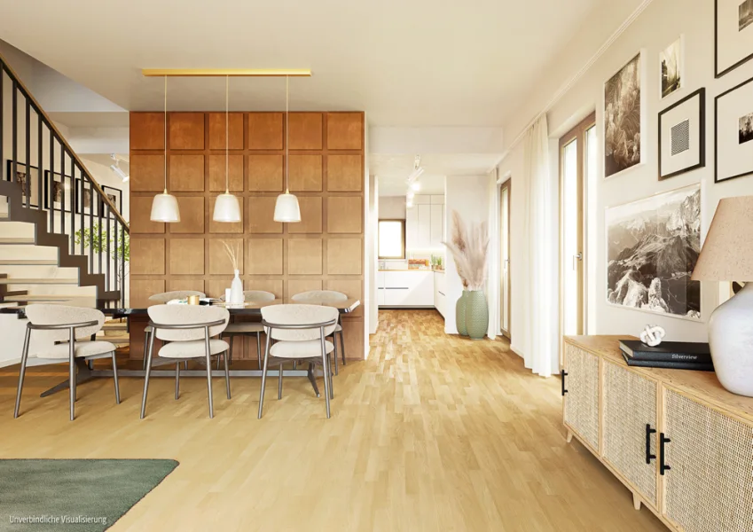 Essbereich - Wohnung kaufen in Berlin - Wertigkeit und Modernität: 3 Zimmer-Wohnung mit Balkon *Jetzt kaufen*