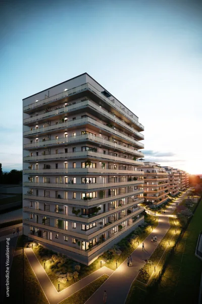 Außenvisualisierung Haus 5 - Wohnung kaufen in Leipzig - Einziehen und wohlfühlen! Moderne 2 Zimmer-Wohnung mit tollem Grundriss