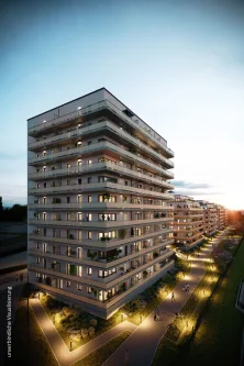 Außenvisualisierung Haus 5 - Wohnung kaufen in Leipzig - Barrierefrei leben auf ca. 45 m² mit Balkon und Abstellraum