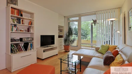 Wohnbereich - Wohnung kaufen in Düsseldorf Benrath - Herzlich willkommen in Ihrem neuen Traumdomizil: Moderne 3-Zimmerwohnung in Benrath!