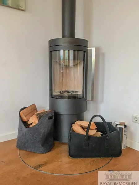 Kamin im Wohnzimmer