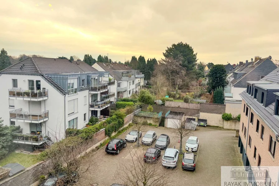 Blick vom Schlafzimmer aus