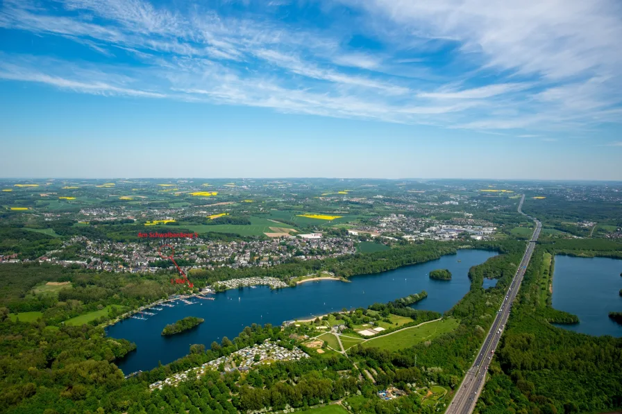 1 km zum See mit Hafen/Strand