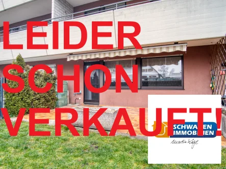  - Wohnung kaufen in Langenau - WOHNUNG ODER HAUS? HAUS IM HAUS! 4,5-Zi.-Wohnung mit Garten in zentraler Lage Langenaus zu verkaufen