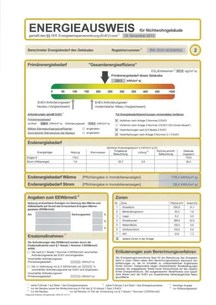 Energieausweis (Seite 2)