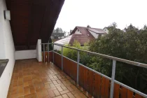 Aussicht vom Balkon (Südwest)