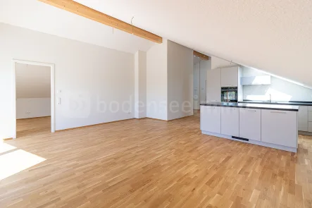 Wohnen / Essen - Wohnung kaufen in Konstanz - Wunderschöne 3-Zi.-DG-Whg - Neubau in KN-Wollmatingen