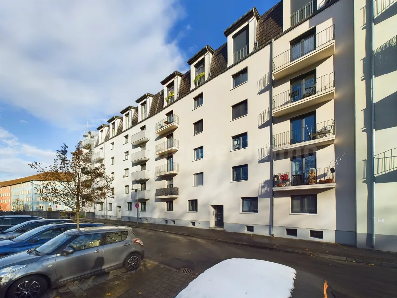 Außenbild - Wohnung kaufen in Konstanz - 3 Zim.-EG -Whg. mit Terrasse in stadtnaher Lage von Petershausen nur 100 Meter vom Rhein entfernt