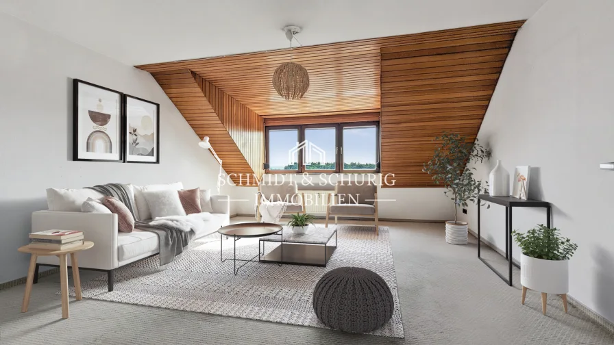 Schmidt & Schurig Immobilien - Wohnung kaufen in Stutensee / Blankenloch - DG Wohnung mit Garage  - Ideal für individuelle Gestaltung.