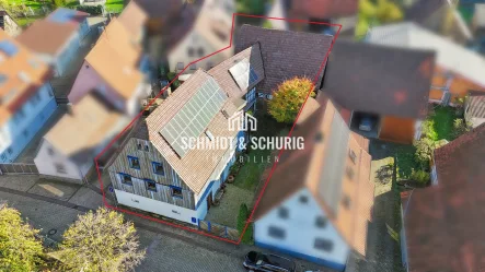 Schmidt & Schurig Immobilien - Haus kaufen in Neulingen / Göbrichen - Einfamilienhaus mit Garage und Scheune!