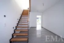 Oak staircase to the upper floor