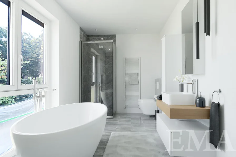 Visualization master bathroom