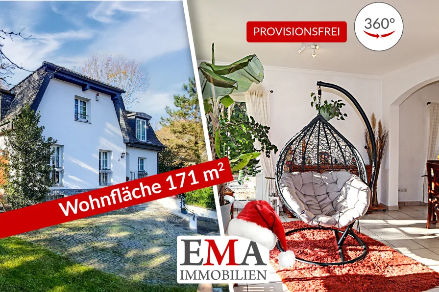 Einfamilienhaus in Falkensee     - Haus kaufen in Falkensee - Charmante Architektenvilla: Stilvoll Wohnen mit Tiefgarage
