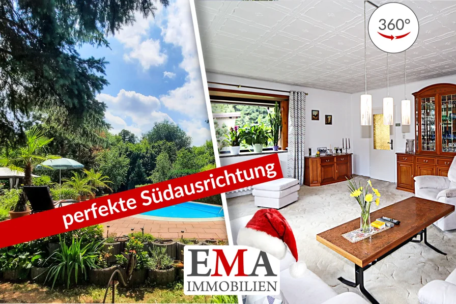 Einfamilienhaus in Falkensee  - Haus kaufen in Falkensee - Idylle pur mit Gartenparadies, Pool und Doppelgarage
