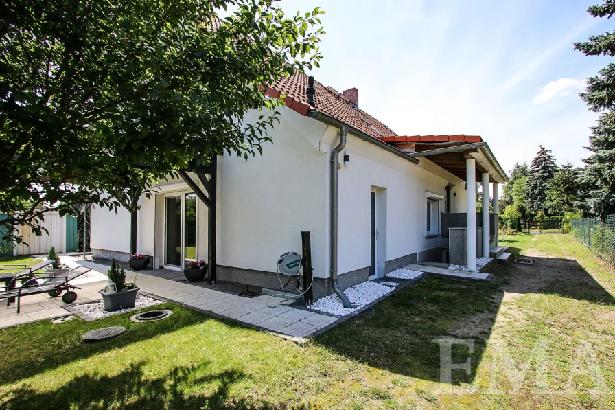 Haus mit Terrasse Rückseite