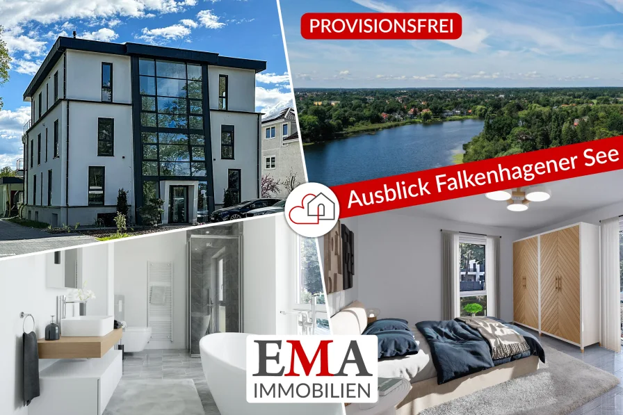 Maisonette-Wohnung in Falkensee   - Wohnung kaufen in Falkensee - Wohnen am Wasser – Hier wird Ihr Traum wahr: Zwei Etagen, Balkon & TG-Stellplatz