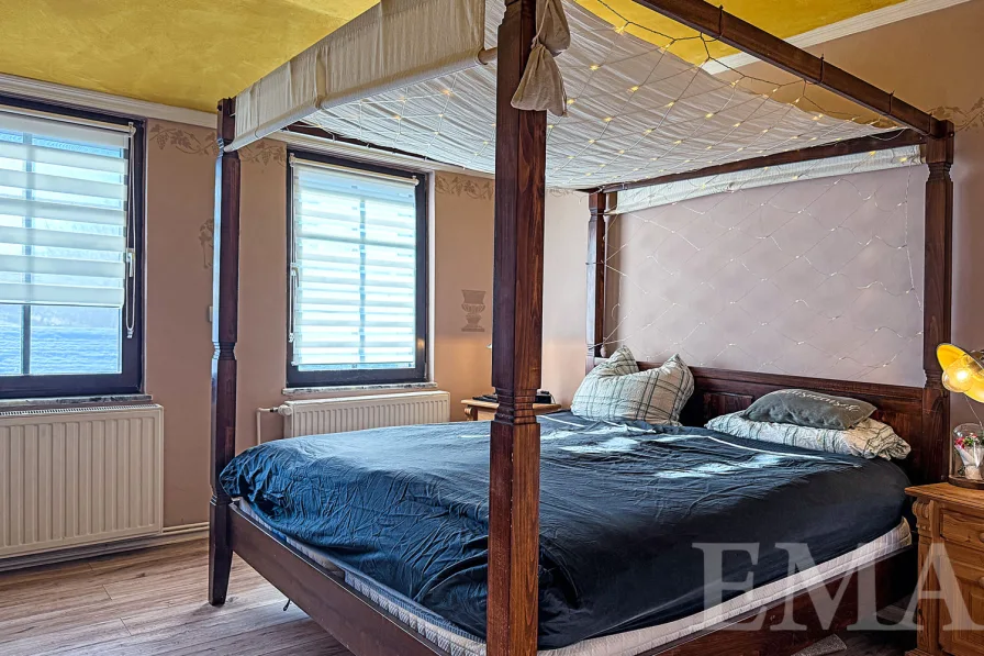 Teilansicht Schlafzimmer