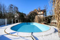 Swimmingpool im Garten