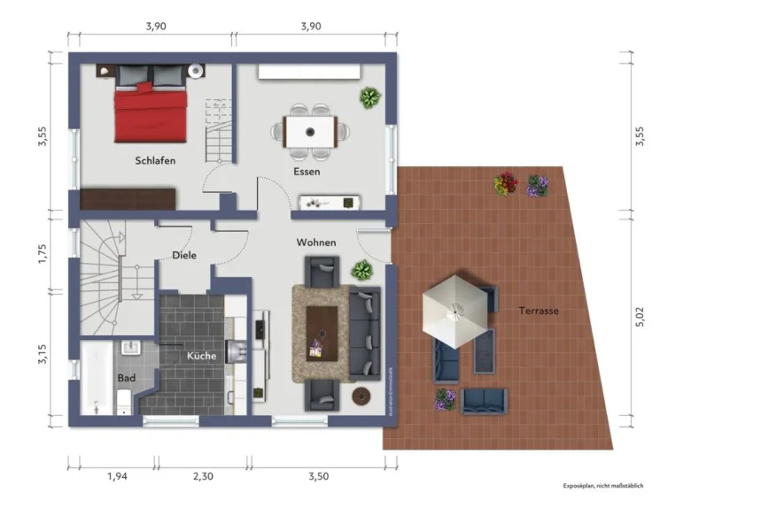 Grundriss 1. OG MFH