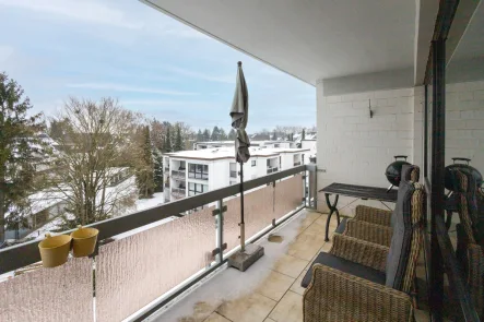 Balkon - Wohnung kaufen in Langenfeld - Langenfeld: Smarte Zwei-Zimmer-Wohnung mit Loggia und Terrasse in Citynähe