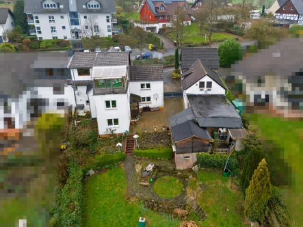 Titelbild - Haus kaufen in Much - Much-Oberheiden:Großzügiges Eigenheim, Werkstatt, Hofhaus, Doppelcarport und herrliches Grundstück