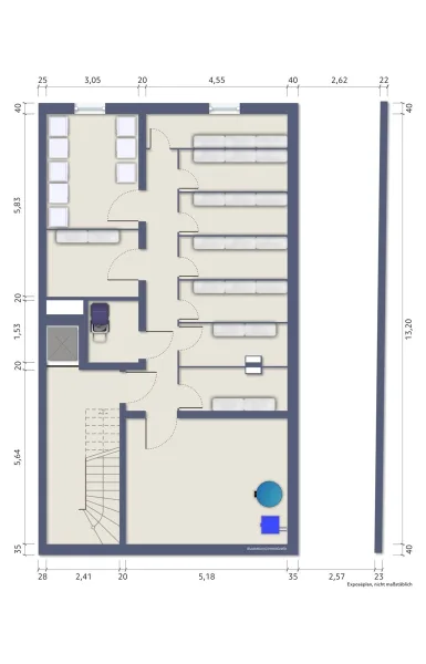 Grundriss / Skizze Untergeschoss