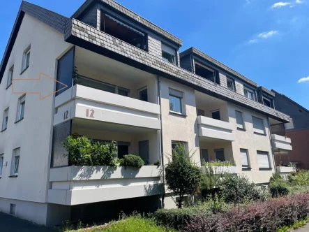 Rückansicht - Wohnung mieten in Leverkusen - Leverkusen-Quettingen: Moderne 4-Zimmer-Wohnung mit West-Loggia in begehrter Wohnlage