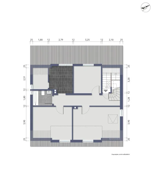 Grundriss / Skizze Dachgeschoss